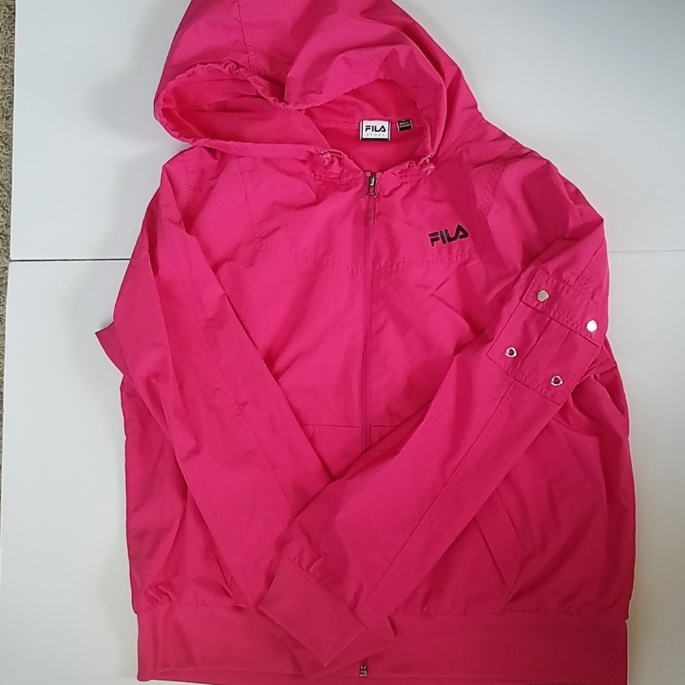 Fila Hot Pink Track Style Jacket